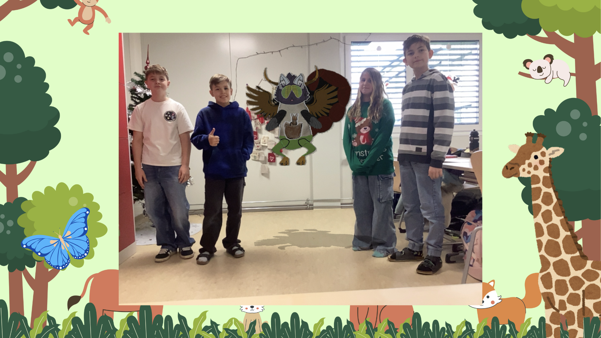 Our school’s mascot – Grammatik kreativ und digital